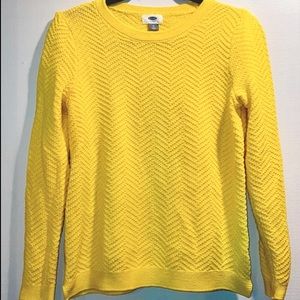 Old Navy yellow sweater